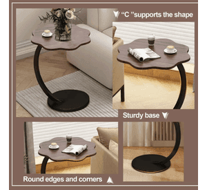 Mesa Flor Redonda Living Lateral Mesa Auxiliar Centro Moderna