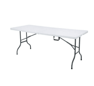 Mesa plegable Foldaway tipo maleta 180x74cms