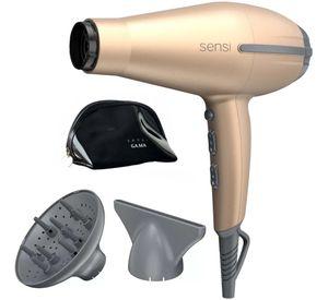 Secador De Pelo Gama H Tempo 5d Sensi Gold 2200 W + Bolso