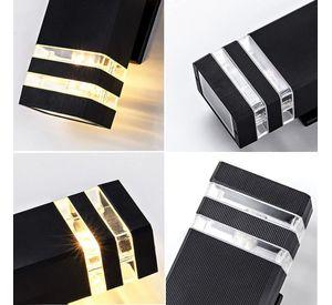 Lampara Pared Moderna LED Exterior Decoracion Lau