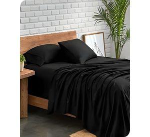 JUEGO DE SABANA KING 200 HILOS NEGRO