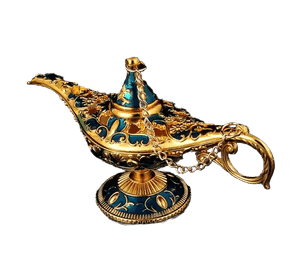 Lampara De La Suerte Y Deseos, Artesanía Decorativa Vintage.