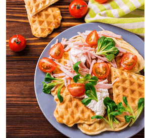 Máquina Waffles Sandwichera Atiadherente Portátil Lau