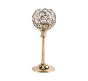 Candelabro Centro Mesa Cristal Soporte Elegante 22cm Jhn