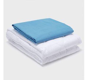 COMBO SABANA CELESTE + CUBRECOLCHON KING