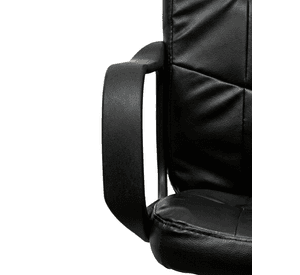 Silla de Oficina Ejecutiva Ergonómica Negra con Altura Ajustable 6104