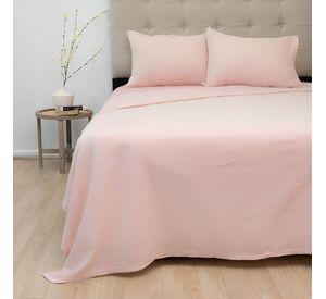 Sábanas Polar Lisa Composé 2 Plazas / Bicolor Rosa – Doral