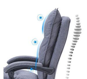 Silla Jefe De Tela Oficina Con Reposapiés