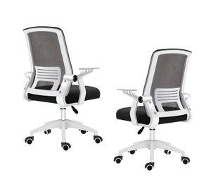 Pack 2 Sillas De Oficina Escritorio Ejecutiva - Blanco