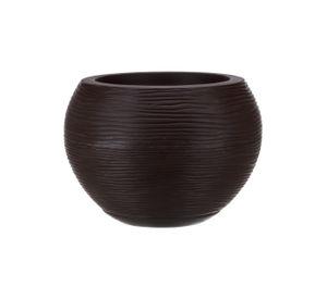 MACETERO FLORIDIS FLORENCIA CAFÉ 24CM CON PLATO