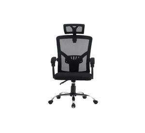 Silla de escritorio reclinable modelo ejecutivo color negro