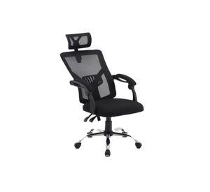 Silla de escritorio reclinable modelo ejecutivo color negro