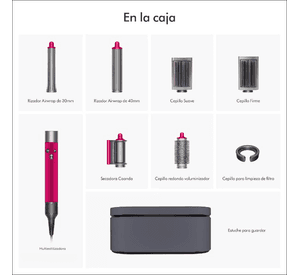 Multiestilizador Secador de Pelo 5 en 1 Airwrap Fucsia