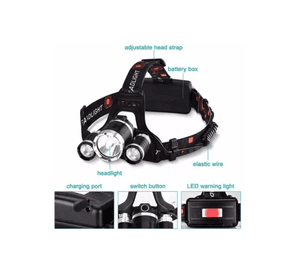 Linterna Frontal 5000 Lumenes Led Minero