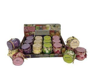 Vela de Parafina aromatizantes C/ Soporte Vidrio 5 * 5.5 cm