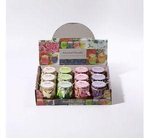 Vela de Parafina aromatizantes C/ Soporte Vidrio 5 * 5.5 cm