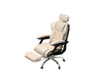 Silla gerencial apoyo lumbar y pies reclinable ChicHome