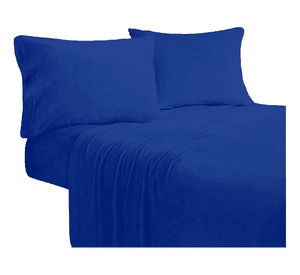 Juego sabana polar king 4 piezas varios colores