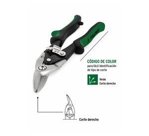 Tijera De Aviación Corta Lata Corte Derecho Truper