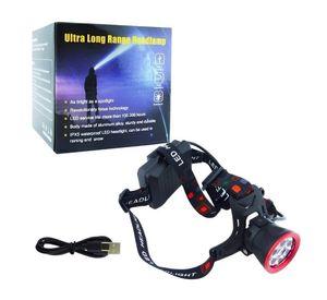 LINTERNA MINERO 6 Y 1 LED CON 3 PILAS RECARGABLE
