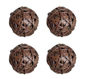 Esferas Decorativas de Mimbre Set