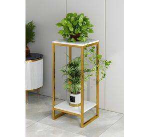 Porta Maceta Soporte Exhibición Plantas 2 Niveles 80cm Jhn
