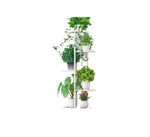 Porta Macetero Soporte para 5 Macetas Estante Metálico Jardín