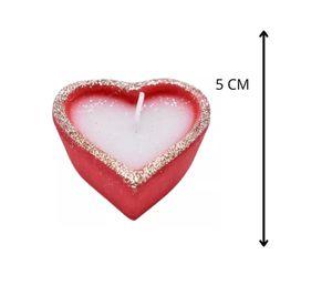Vela De Corazón Pack 3 Para San Valentin Dia De La Amistad Regalos