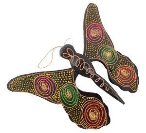 SET TRES MARIPOSAS MADERA