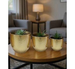 Set 3 Maceta Decorativa Multifuncional Elegante Versátil Jhn