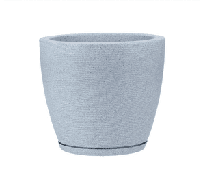MACETERO FLORIDIS AMSTERDAM GRIS CLARO 28CM DE ALTO
