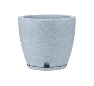 MACETERO FLORIDIS AMSTERDAM GRIS CLARO 28CM DE ALTO