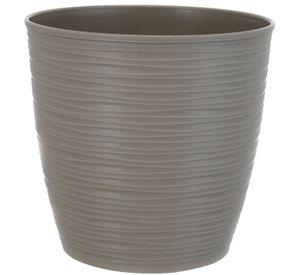 Maceta Macetero Molde Plastico Circular Estilo Piedra