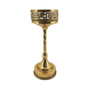 Candelabro Metálico Dorado Moderno Mediano