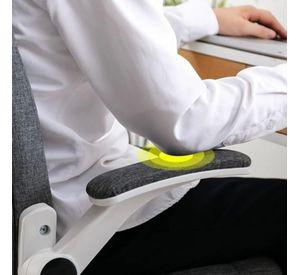 Silla De Oficina De Tela Altura Con Ajustable Y Ruedas