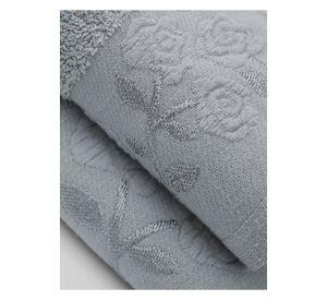 JUEGO TOALLA ANDES 3 PIEZAS ROSAS GRIS