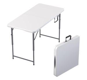 Mesa Plegable Portatil Blanca
