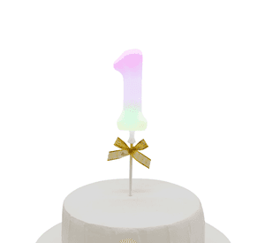 TOPPER TORTA NUMERAL LED #1