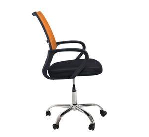 Silla Ejecutiva Ergonómica New York Air Mesh Naranja – Diseño Moderno y Altura Ajustable