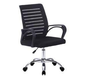 SILLA DE OFICINA EJECUTIVA BUDAPEST ERGONOMICA COLOR NEGRO BM-807