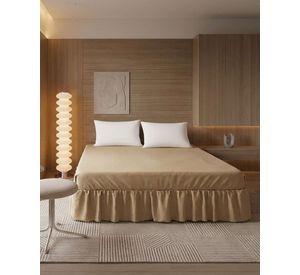 Faldón de Cama Estilo Moderno y Ajuste Perfecto KING 180X200 CM A05