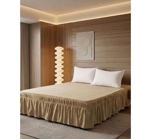 Faldón de Cama Estilo Moderno y Ajuste Perfecto KING 180X200 CM A05