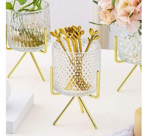 Candelabro Vidrio Lunares