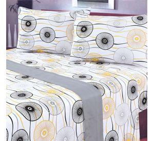Juego de Sabanas 144 Hilos Umbrella Grey King