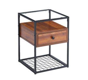 Mesa Auxiliar Metal Wood