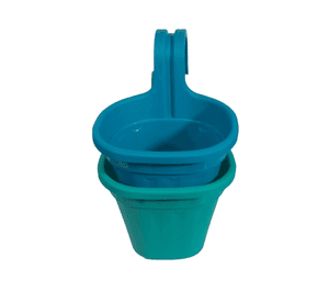 pack x 5 macetero balcón simple 21 cm