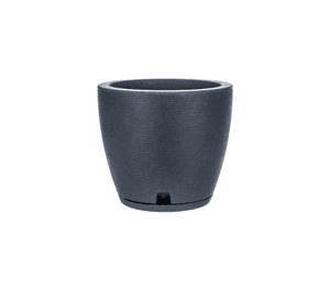 MACETERO FLORIDIS AMSTERDAM GRAFITO 28CM DE ALTO