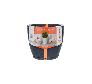 MACETERO FLORIDIS AMSTERDAM GRAFITO 28CM DE ALTO