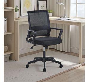 SILLA DE OFICINA EJECUTIVA ERGONOMICA PARIS NEGRO ALTURA AJUSTABLE