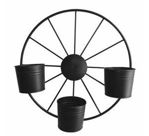Macetero de colgar negro